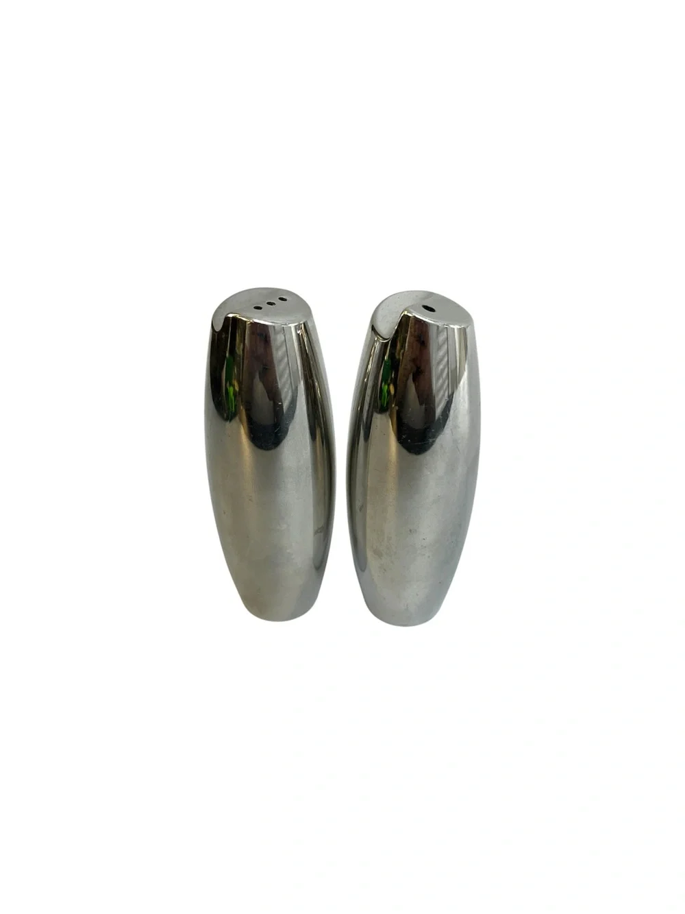 Vintage 1999 Nambe 6091 Salt & Pepper Shakers 4